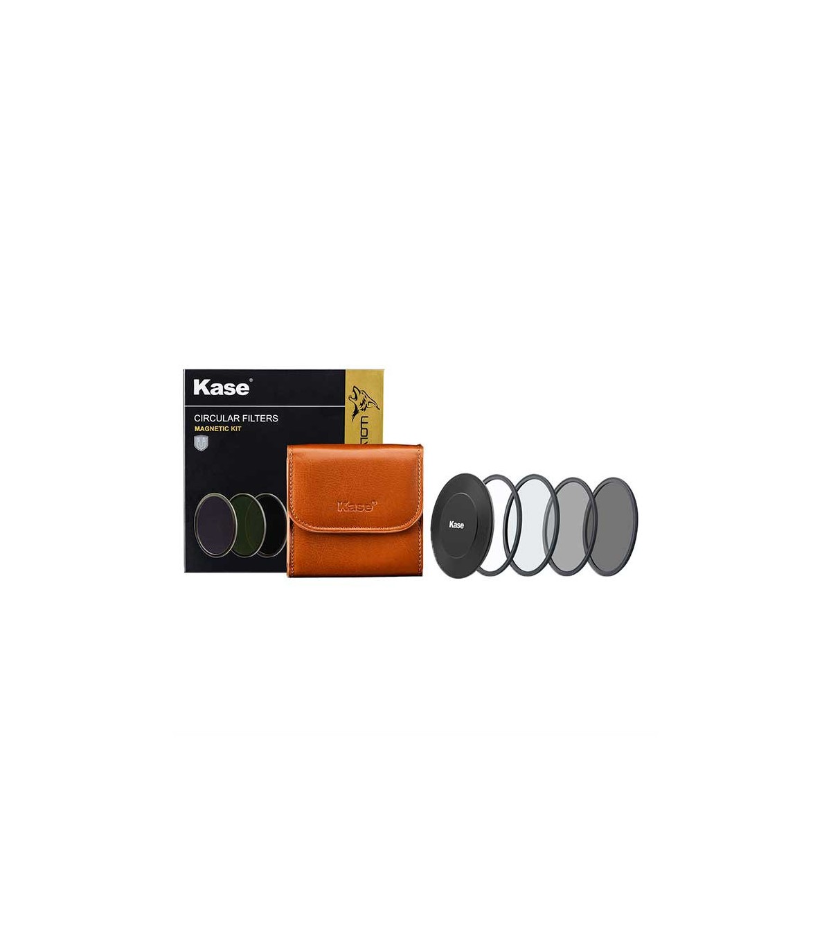 – 95 mm Kase Kit de filtros magnéticos CPL + ND8 + ND64 